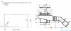 Schedpol Caspar New 120x100cm brodzik prostokątny + syfon 3.2355